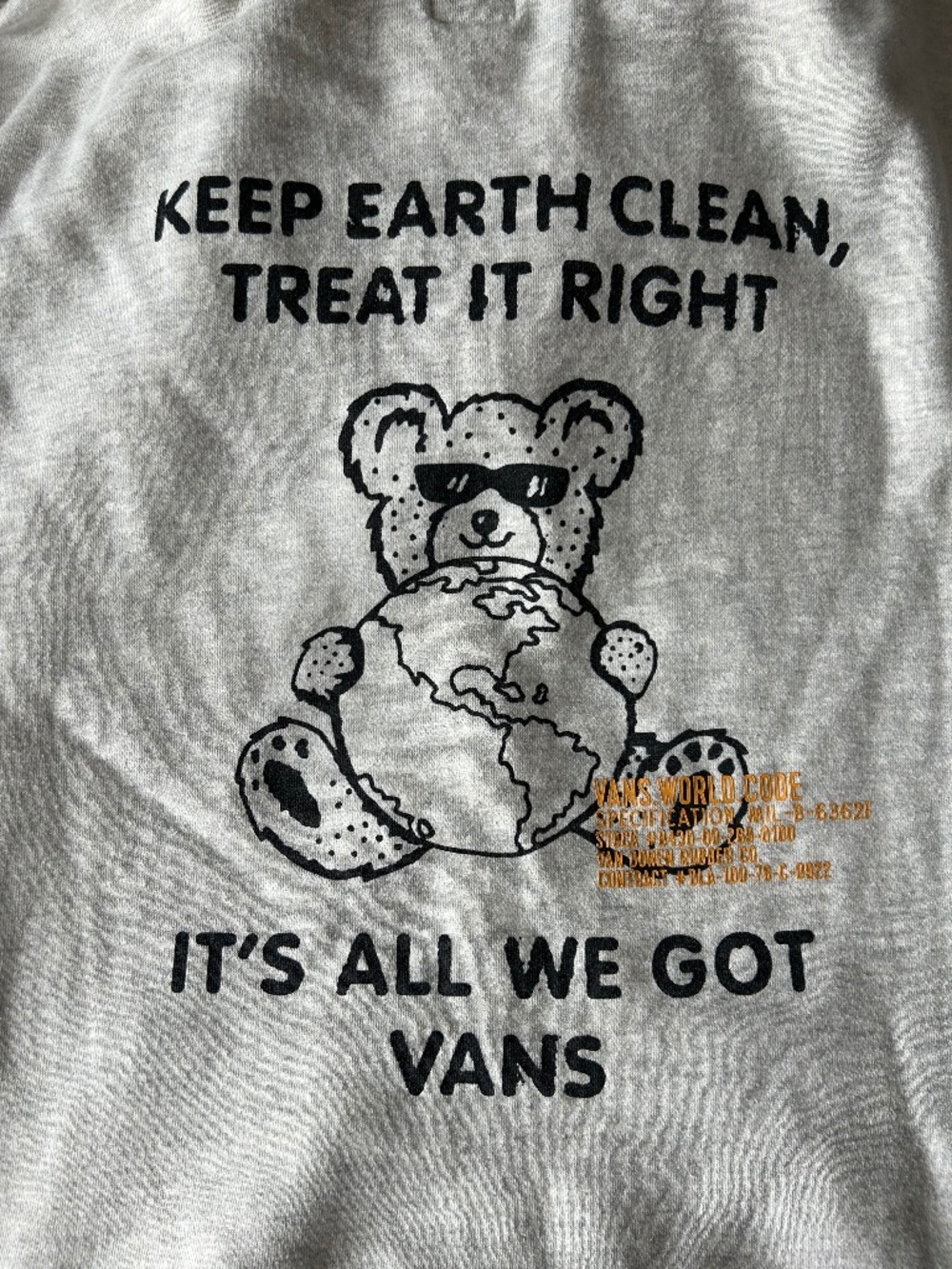 Vans World Code "Keep Earth Clean" Hoodie